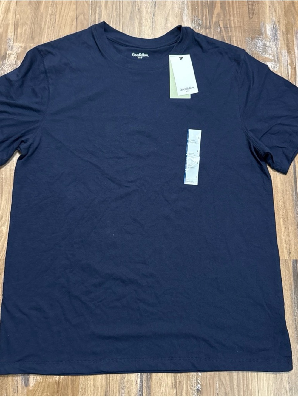 Goodfellow & Co Navy Short Sleeve Crew T-Shirt
